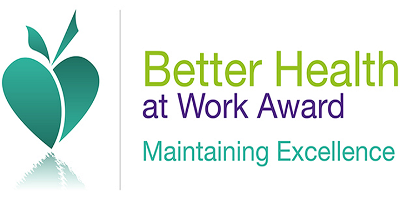 Image of the Better health at work award logo