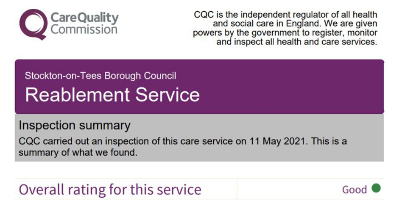 Image of Stcokton's care commision quality report