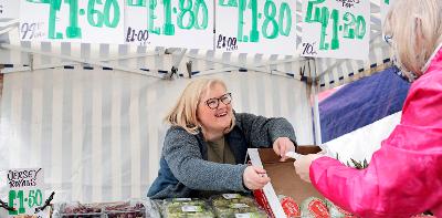 Isobel McMahon was the 2021 winner of the Stockton Young Traders Market