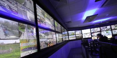 Stock image of the Council's CCTV control room