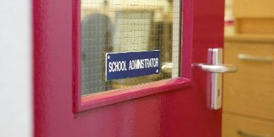 Image of a school door