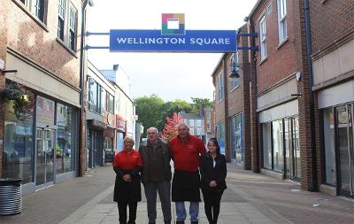 Business owners in Wellington Square from the former H&M unit