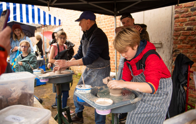 An image of visitors at Festival of Thrift in 2022