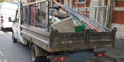 Image of scrap metal truck