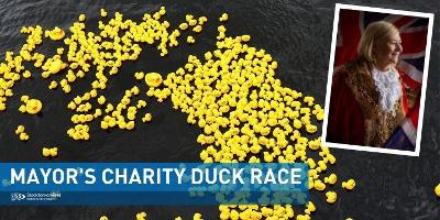 Image of the Mayor's charity duck race