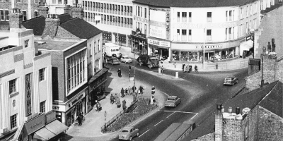 Image of historical north end of Stockton highstreet