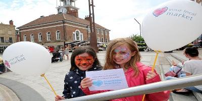 Image of love your local market at stockton