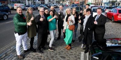 Image of Yarm business owners in Yarm highstreet