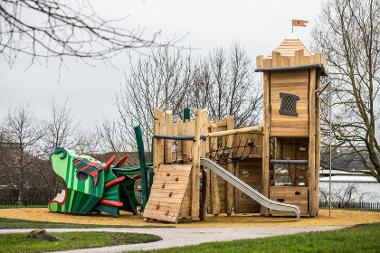 New play equipment for Romano Park