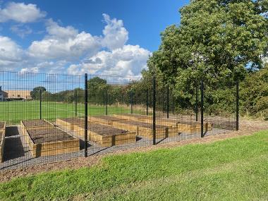 New community growing area at Romano Park