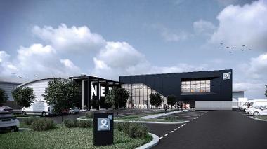 CGI image of NETA training's new location at Stockton Riverside College