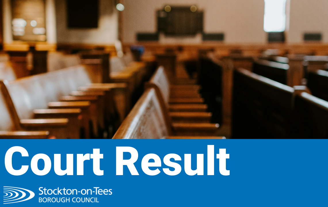 Court result stock image