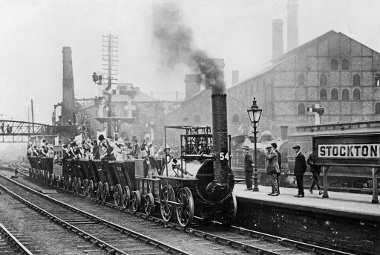 Anniversary celebrations in 1925 of Stockton railway