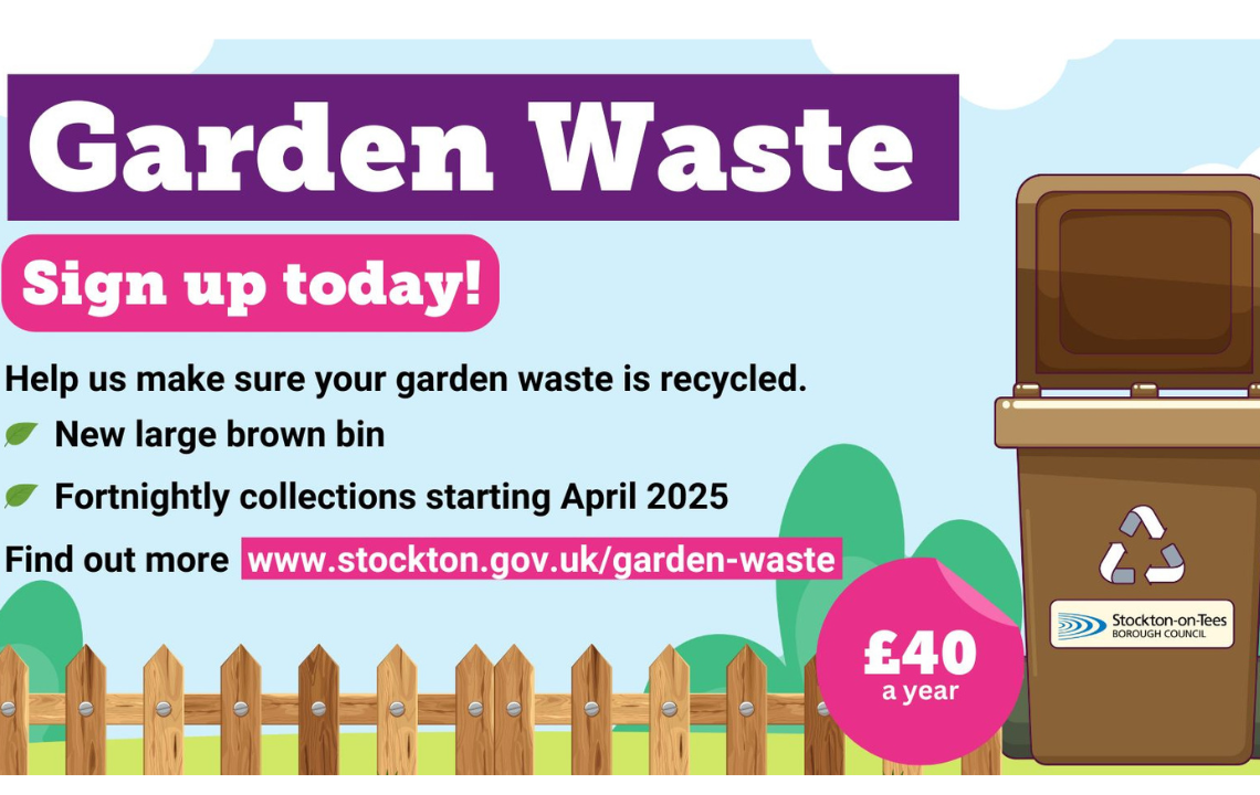 Garden waste charges graphic 2025